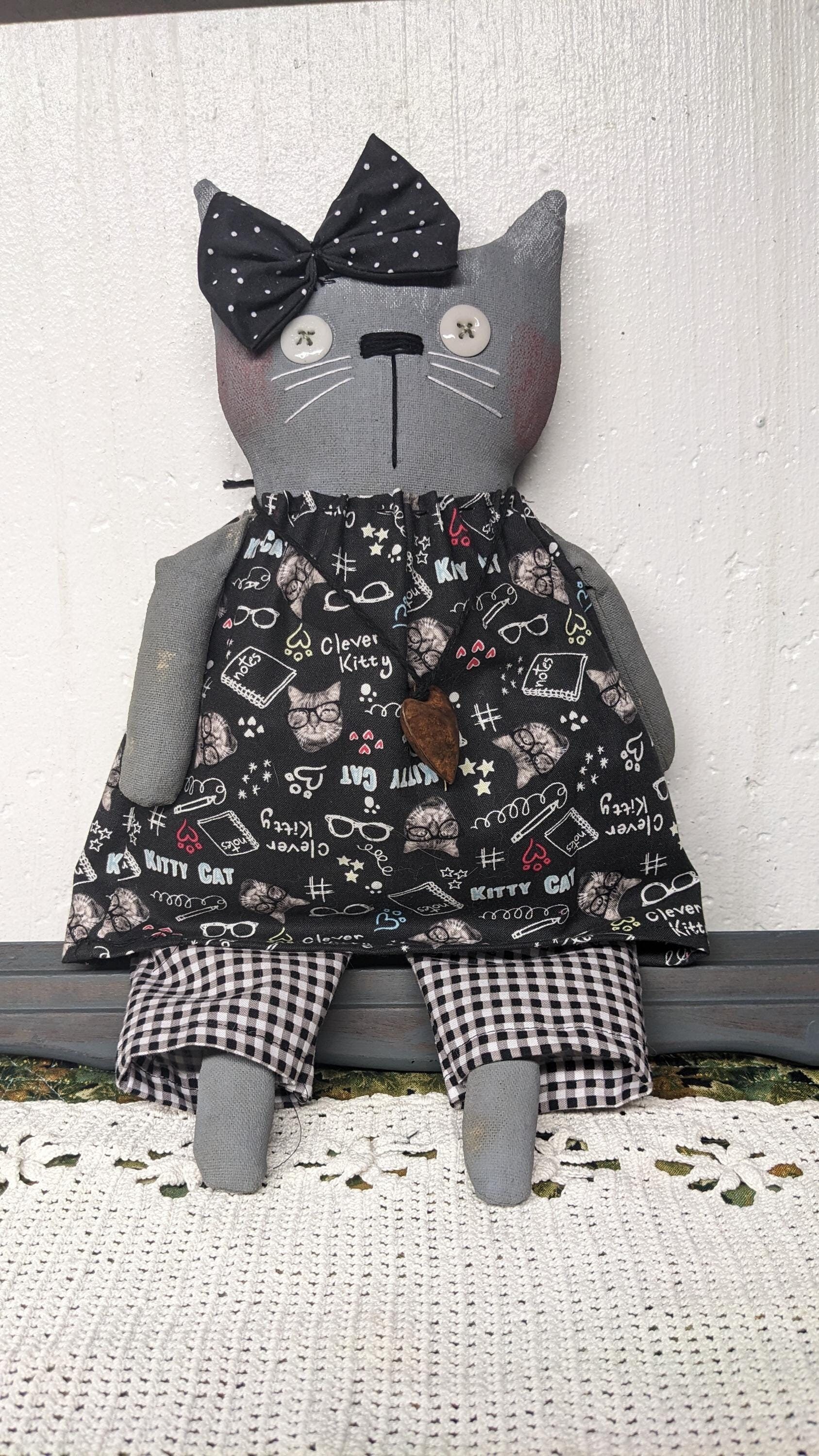 Primitive Cat Doll/Handmade