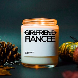 Fiancée Engaged Bridal Shower Candle, Gift For Bride, Engagement Gift, Wedding Gift, Funny Candle, Best Friend Gift, Bridal Shower Gift