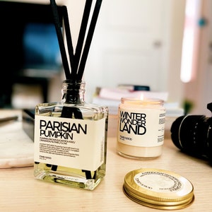 Pumpkin Spice Luxe Reed Diffuser | Pumpkin Oil Diffuser | Fall Reed Diffuser | Fall Decor | Halloween | Autumn Essential Oil Diffuser