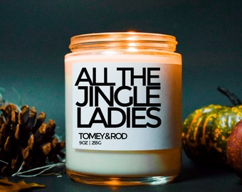 Christmas Scented Candle | Handmade Soy Wax Candle, Holiday Decor