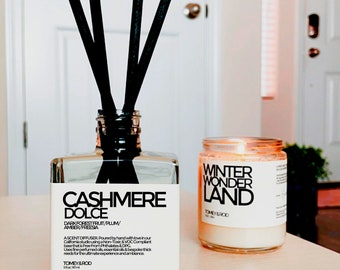 Cashmere Dolce Luxe Reed Diffuser | Autumn Oil Diffuser | Fall Reed Diffuser | Fall Decor | Halloween | Autumn Essential Oil Diffuser