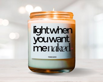 Light When You Want Me Naked, Gift For Him, Boyfriend Gifts, Gifts For Men, Gift For Husband, Funny Gifts For Him, Valentines Day Gifts