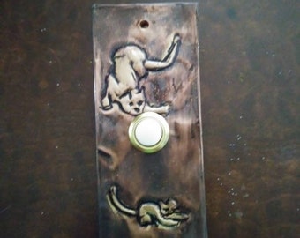 Cat and Mouse Lighted Doorbell