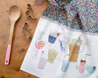 Cocktail Party Tea Towel