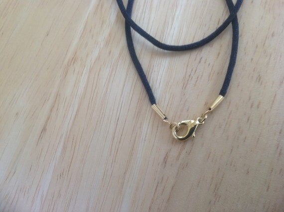 Black Cord Necklace - 15