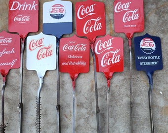 Coke, Pepsi, Cash Register Flags, Coke A Cola, Cash Register Numbers, Tags, Vintage, Table Numbers, Wedding, Restaurant