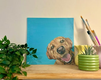 Hand-Painted Oil Portrait of your Pet! Custom Portrait - Handmade - From a Photo of your Cat, Dog, Horse, Animal - Gift For Him, For Her