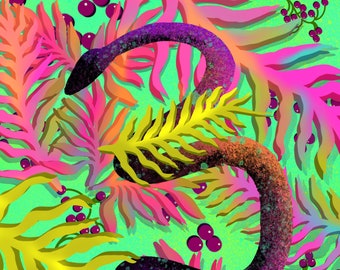 Flora Fauna Painting Etsy