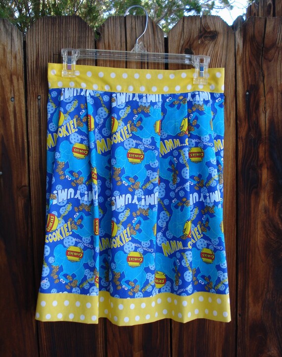 Cookie Monster Half Apron Yum Yum Perfect For The Cookie Etsy Cookie Monster Half Apron Yum Yum Perfect For The Cookie Etsy