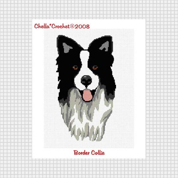 Border Collie Knitting Chart