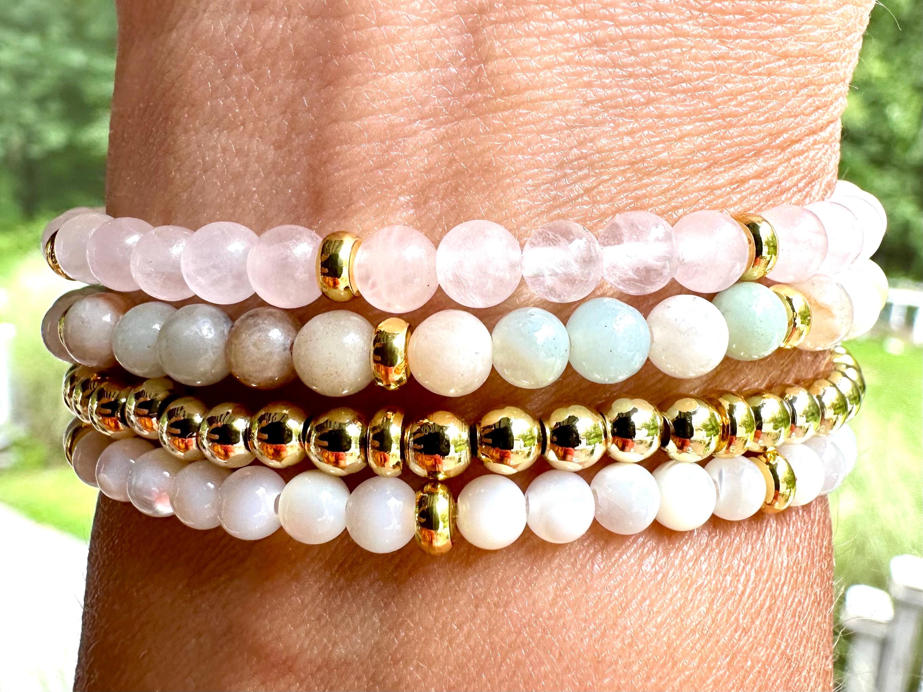 Braccialetti con perline personalizzate, parole di affermazione, braccialetti di espressione, braccialetti di intenzione, braccialetti personalizzati, regali per insegnanti - Italia