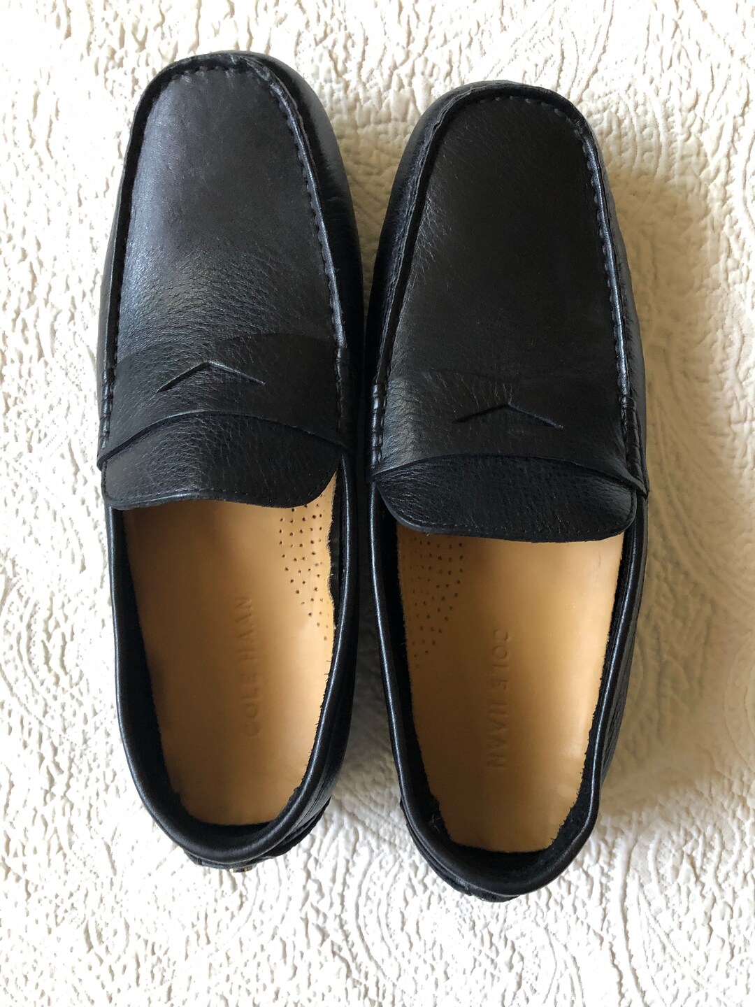 SALE! Pair of Gently Used Cole Haan Mens Howland Penny Moc  display picture 2