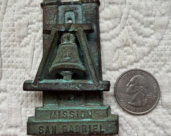 Rare Antique Forbes Bronze San Gabriel Door Knocker