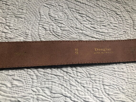 Vintage Douglas French Two Tone Leather Western S… - image 5