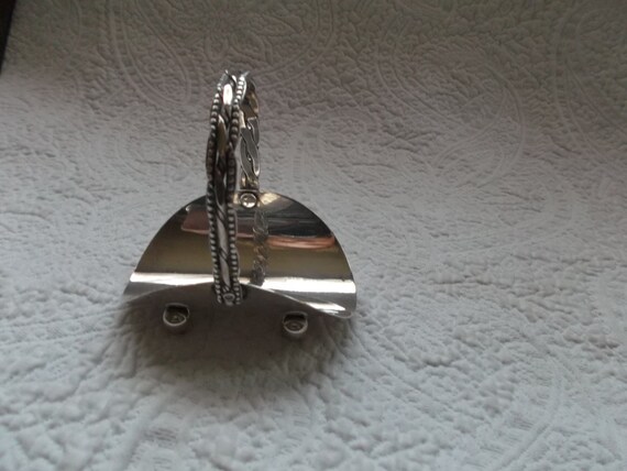 Silver log holder sale