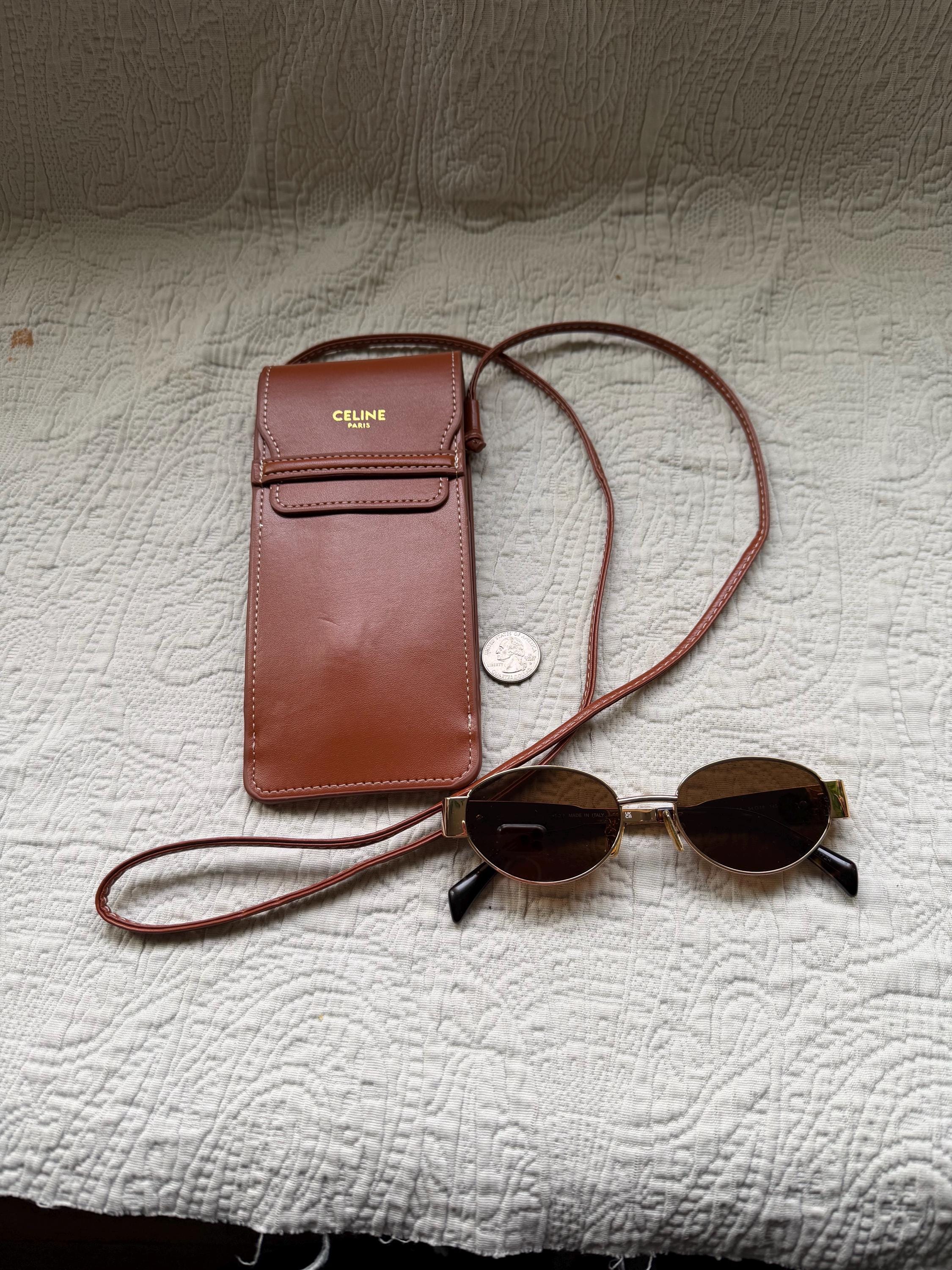 CELINE サングラス & フォンポーチ セット Celine Sunglasses Case - Etsy