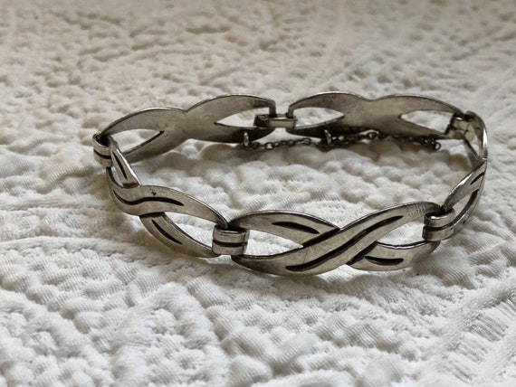 Vintage Mexican Taxco Arvel Sterling Silver Link … - image 3
