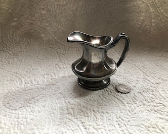 Antique Reed & Barton Silver Soldered Hotel Auditorium Silver Plated Creamer