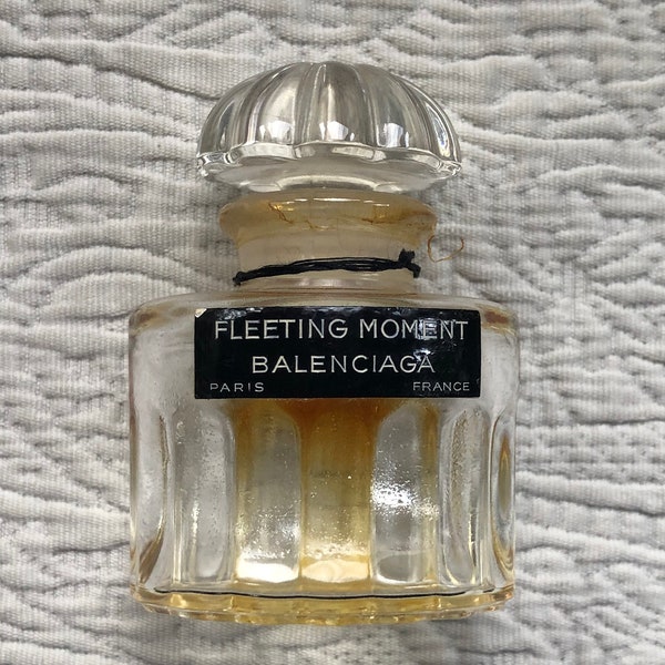 Vintage Balenciaga Fleeting Moment Perfume Bottle