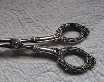 Lovely Vintage German Sterling Silver and Stainless Cake/Petit Four Server