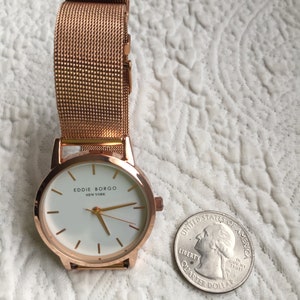 New Working Eddie Borgo Soho Rose Gold Watch NEW Eddie Borgo Rose Gold The Soho Watch - Beautiful! | eBay main image 2
