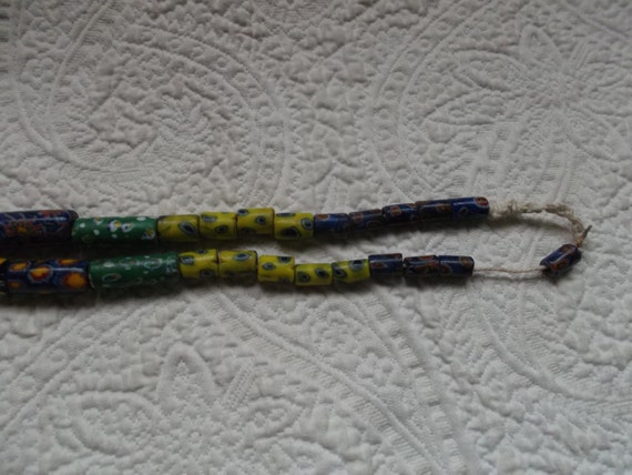 25" Strand of a Variety of African Trade Beads - image 3