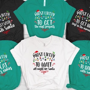 Funny Christmas Quotes Shirt: Matching Family Xmas Party Tee