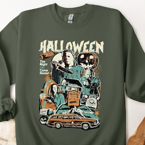 Vintage Michael Myers Halloween Shirt, Horror Movie Shirt, Halloween Pumpkin Shirt, Halloween Costume, Friday the 13th Horror Shirt