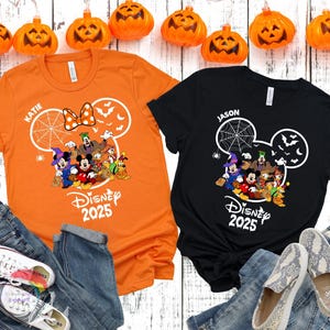 Disney 2025 Halloween Shirt, Custom Disney Halloween Matching Shirt, Disney Family Halloween Shirt, Halloween Party Shirt, Disneyland Shirt
