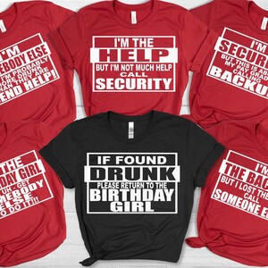If Found Drunk Please Return Group Shirts, Christmas Party Gift,Birthday Shirts For A Girls Trip,Funny Party Shirts,Adult Birthday Costume