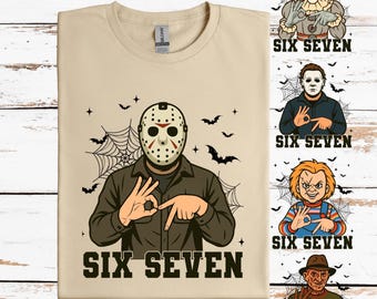 Funny 67 Killers Halloween Shirt: Six Seven Killers Tee