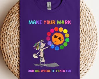 Dot Day Teacher Shirt: Make Your Mark Colorful Tee