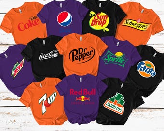 Soda Halloween Costume Shirt: Halloween Group Costumes