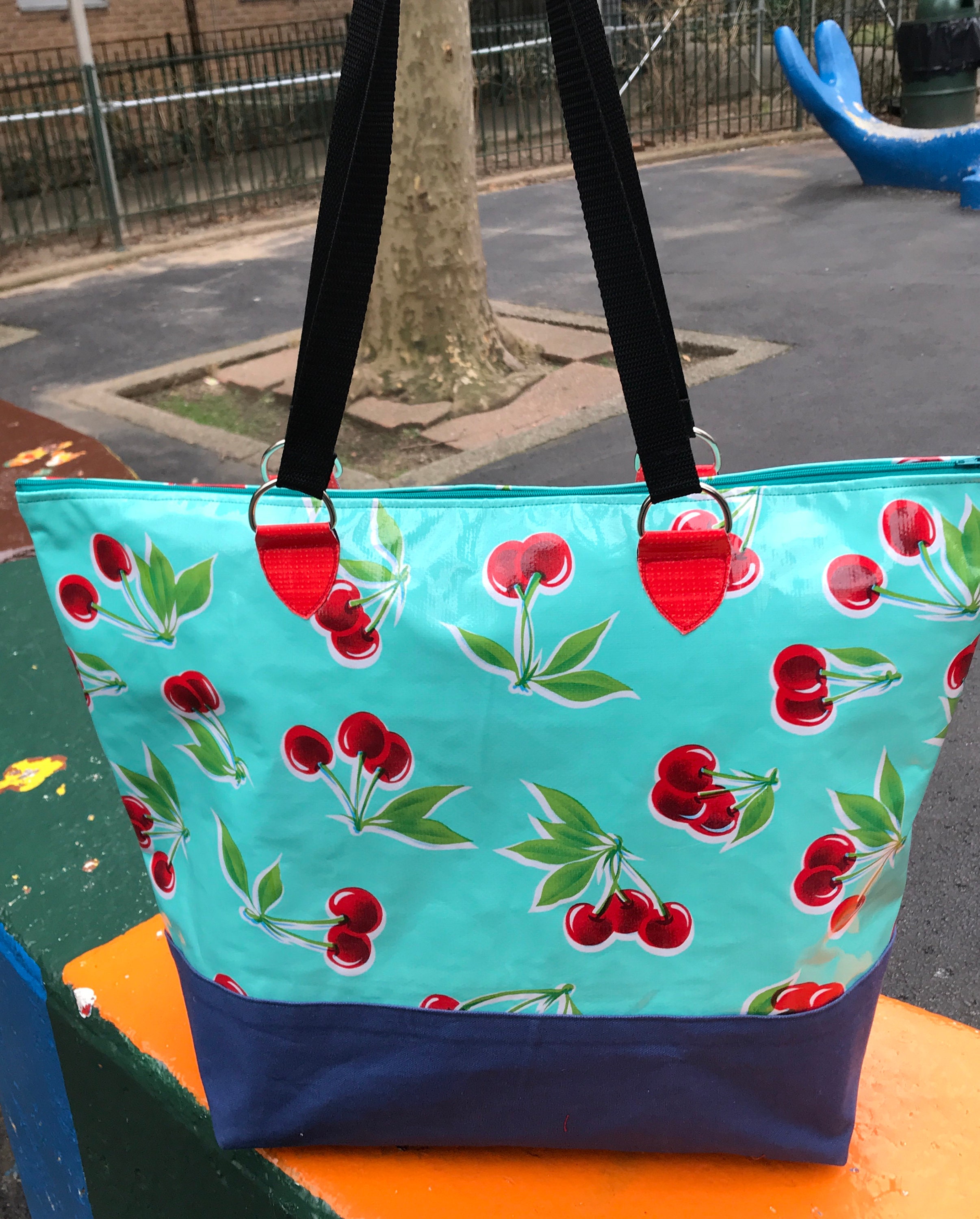 big beach bags with zipper