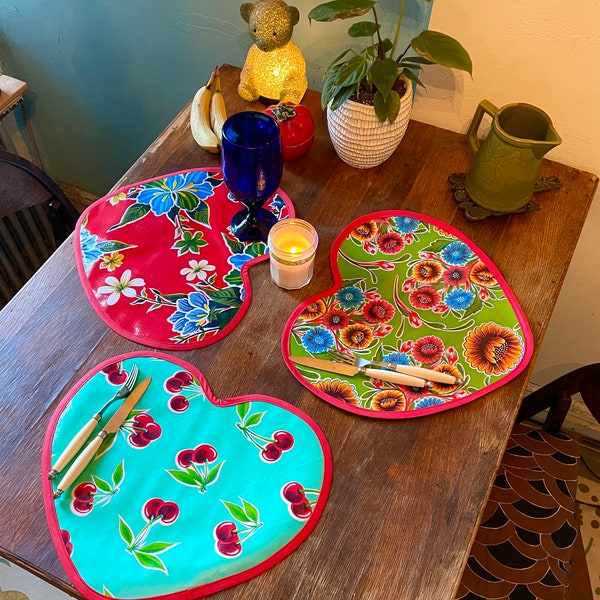Heart Placemats Etsy