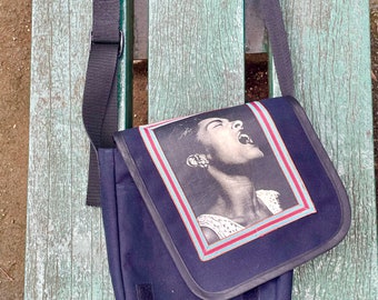 Billie Holiday Canvas Daybag Messenger Bag, Crossbody Shoulder bag