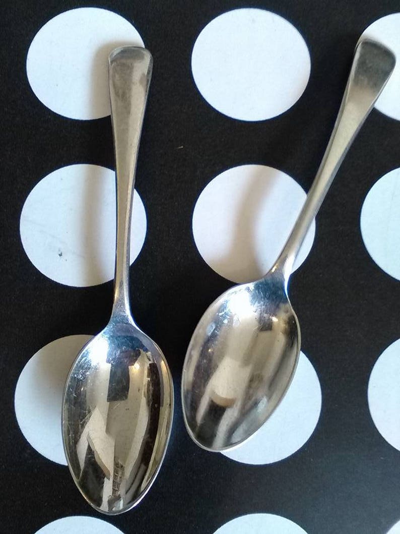 Hand Stamped Vintage Spoon Free UK Postage Small Spoon With Your Own Words Personalisation Available Personalised Gift