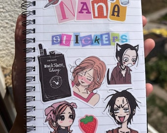NANA manga inspired bundle stickers - cute die cut - drawn by myself