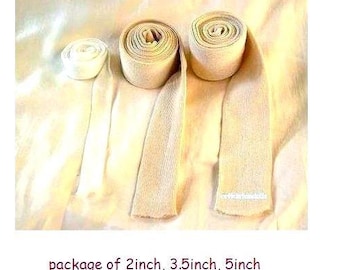 Waldorf Doll Head Tubing: Natural Cotton & Viscose - Made in Israel