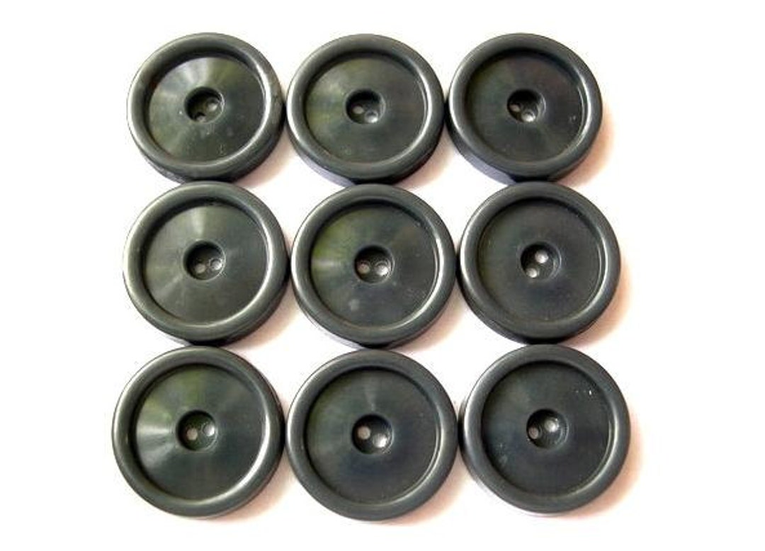 60 Vintage Plastic Buttons: Simple Design, 20mm Craft Supplies - Etsy ...