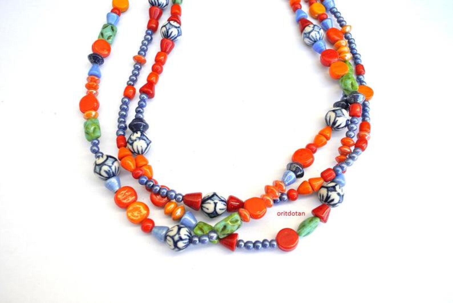 25 Vintage Glass Beads Beautiful Yellow to Orange 7mmx4.5mm Etsy