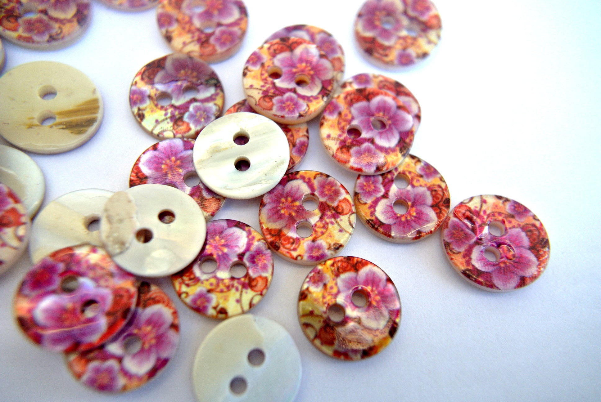 Floral Buttons 
