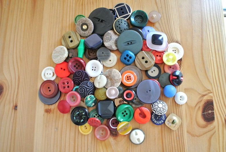 unique package 121 80 Antique and vintage plastic buttons