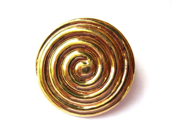 6 botones Vintage diseño espiral botones joya ribete grande 15mm -   España