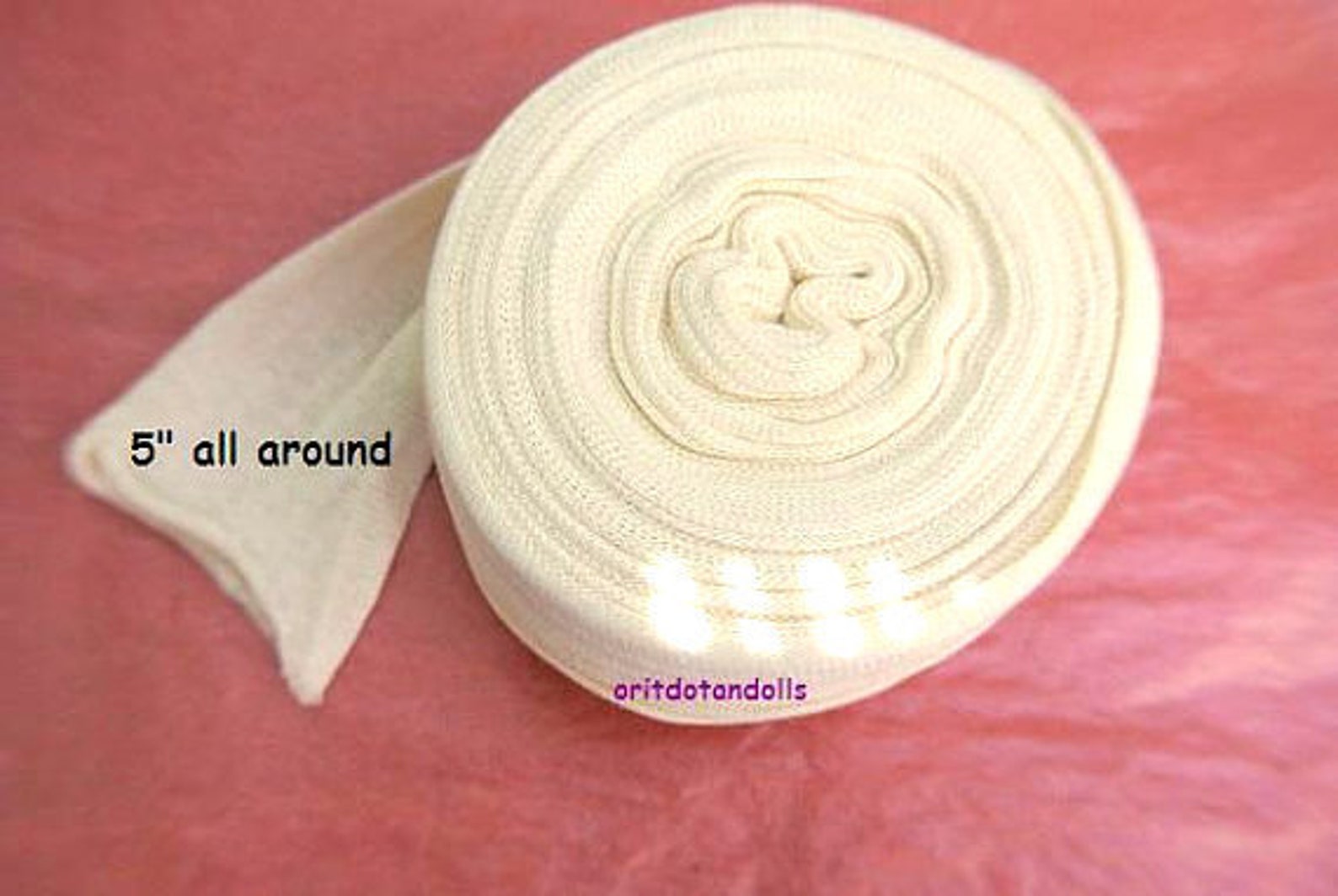 Doll's Cotton Tubing 22 Yards/19.8m Cotton Gauze for Etsy