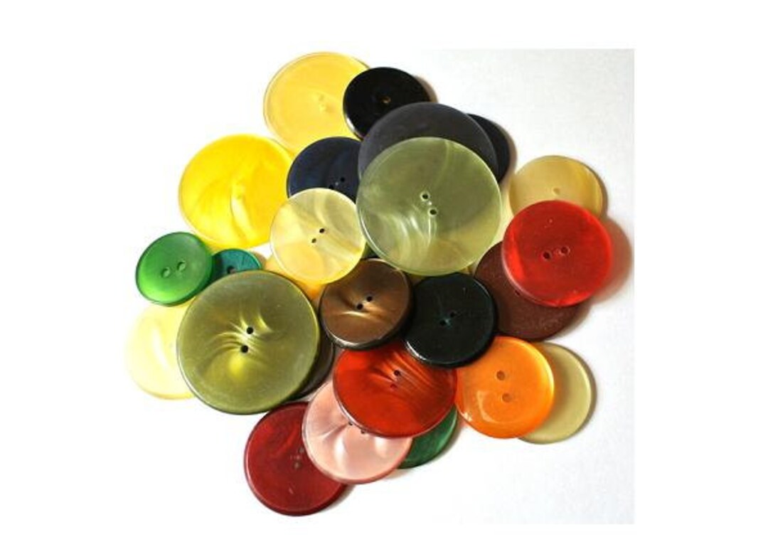 27 Button 27 Buttons, Vintage, 27 Colors, Plastic, 15mm-34mm, /sa99 - Etsy