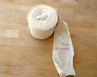 Waldorf Doll Cotton Tubing: 2 Yards Knit Gauze, Made in Israel
