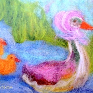 mãe gooze ESTAMPA PEQUENA, cartão postal, cartão de bênção, arte infantil, arte de berçário, decoração de parede, artes de fibra