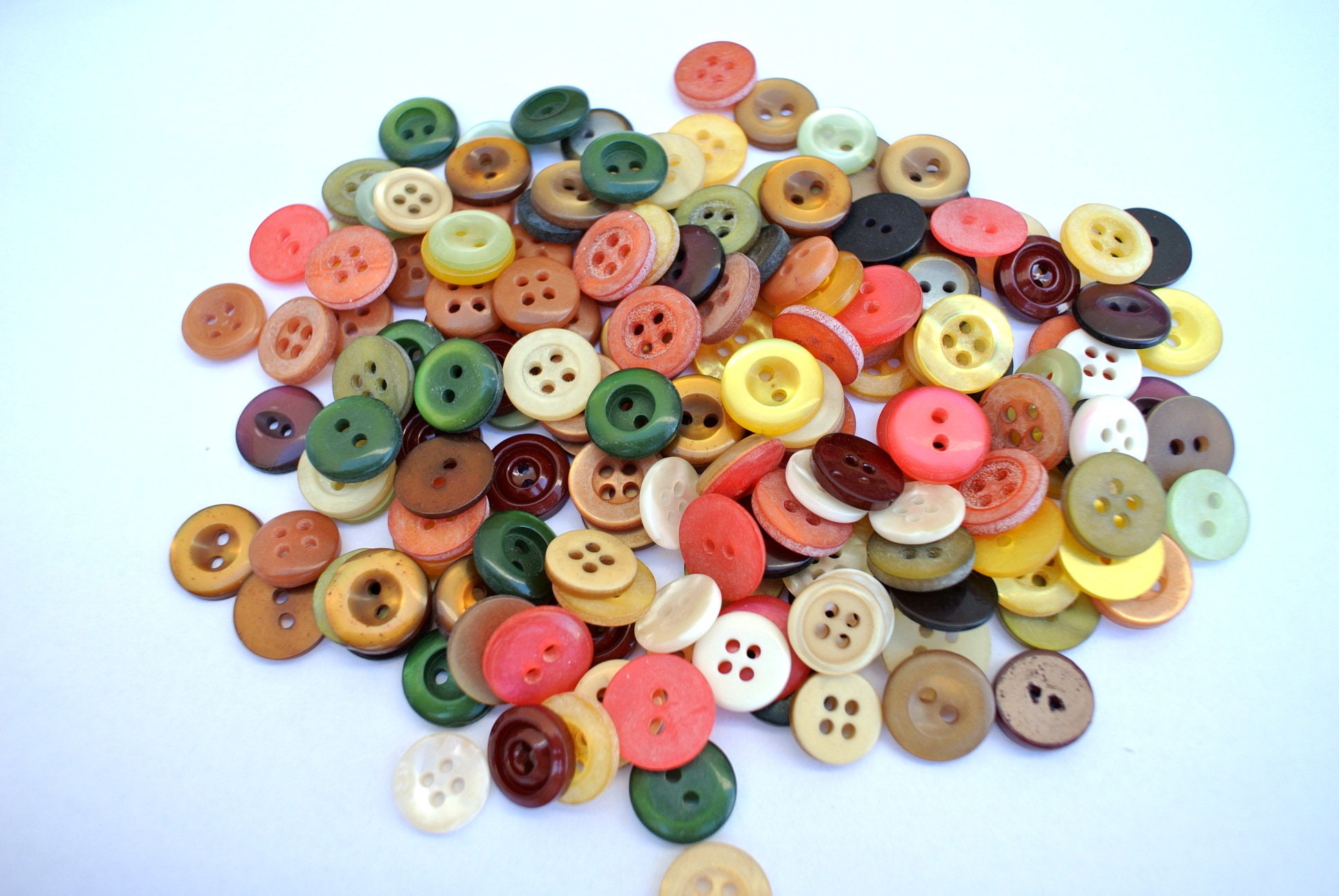 Lot De 11 Boutons Vintage Carrés Vert Anis Pailletés - 17,5 Mm - Pour Couture, Déco