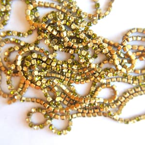 18 inches Vintage Swarovski chain, rhinestone chain, Swarovski crystals, , strass crystal chainbrass setting 2mm-Swc4